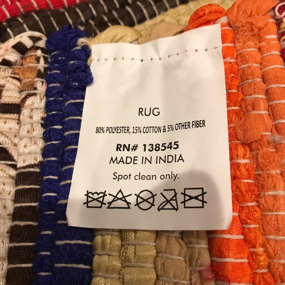 Chindi | Colorful Woven Rag Rug - Picture 6 of 7